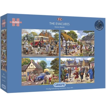 Image of The Evacuees Jigsaw Puzzle - 4x500 Pieces
