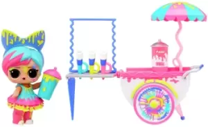 Image of LOL Surprise Furniture And Doll Art Cart Playset - 3inch/7cm