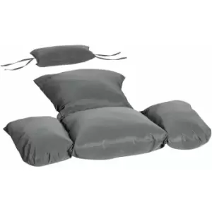Image of Outsunny - Patio Lounge Chair Furniture Cushion Set for Indoor & Outdoor Dark Grey - Dark Grey