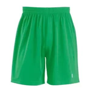 Image of SOLS Childrens/Kids San Siro 2 Sport Shorts (6yrs) (Bright Green)