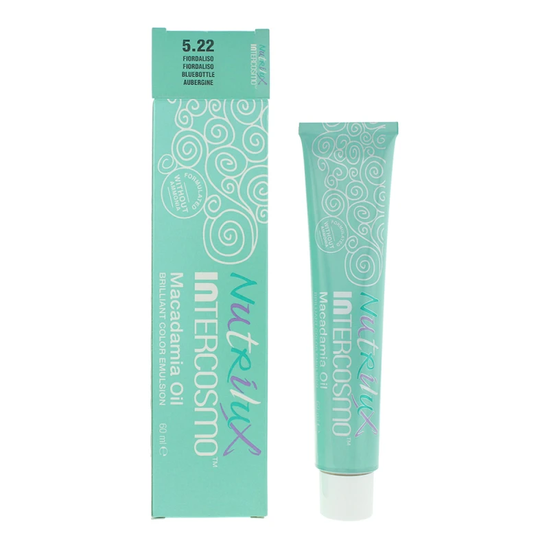 Image of Intercosmo Nutrilux Macadamia Oil 5.22 Bluebottle Hair Colour 60ml