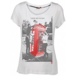 Image of One Direction Take Me Home White Skinny TS: Small