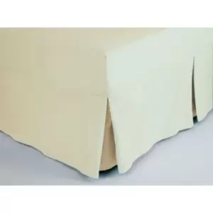Image of Fitted Sheet Valance Single Ivory