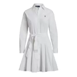 Image of Polo Ralph Lauren Pony Shirt Dress - White