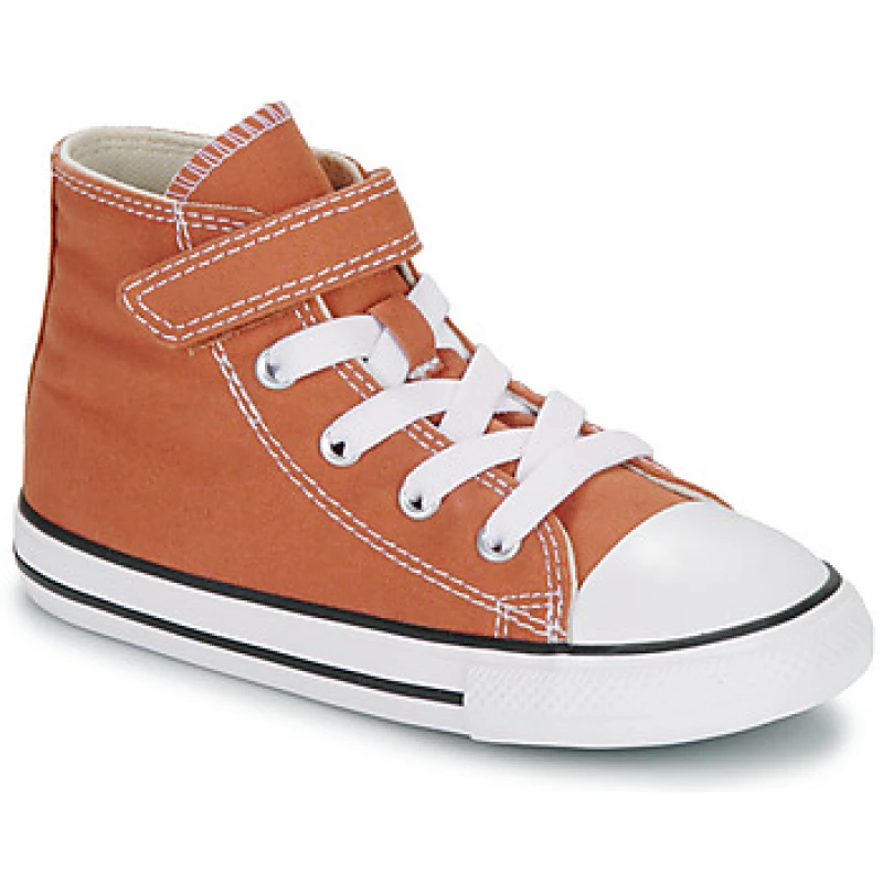 Image of Converse CHUCK TAYLOR ALL STAR EASY-ON boys's Children's Shoes (High-top Trainers) in Brown