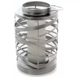 Image of Large Antique Silver Ribbon lantern