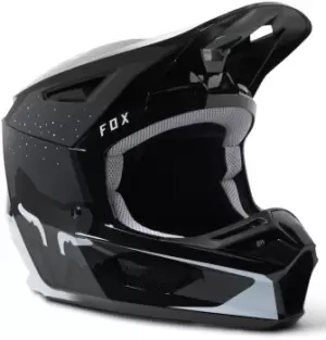 Image of FOX V2 Vizen Motocross Helmet, black, Size 2XL, black, Size 2XL