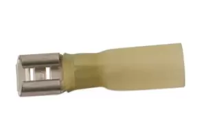 Image of Yellow Female Heatshrink Push-on 6.3mm P25 Connect 30238