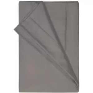 Image of Belledorm 200 Thread Count 100% Egyptian Cotton Flat Sheet, Slate, Double