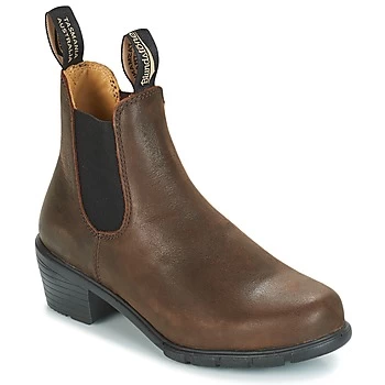 Image of Blundstone WOmens HEEL CHELSEA BOOT 1673 womens Mid Boots in Brown,4,8