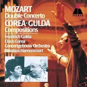 Image of Mozart Double Concerto/Corea/Gulda Compositions by Wolfgang Amadeus Mozart CD Album