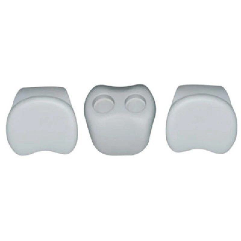 Image of Shatchi MSpa Alpine Spa Hot Tub Luxury Comfort Set Accessory Kit (Two Headrests & Cup/Drink Holder) White unisex