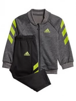 Image of Boys, adidas Unisex Infants MM XFG Tracksuit - Grey, Size 0-3 Months