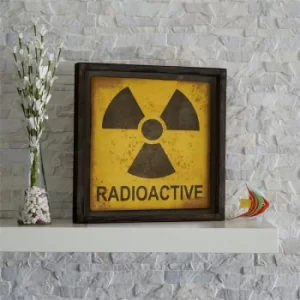 Image of KZM497 Brown Yellow Black Decorative Framed MDF Painting