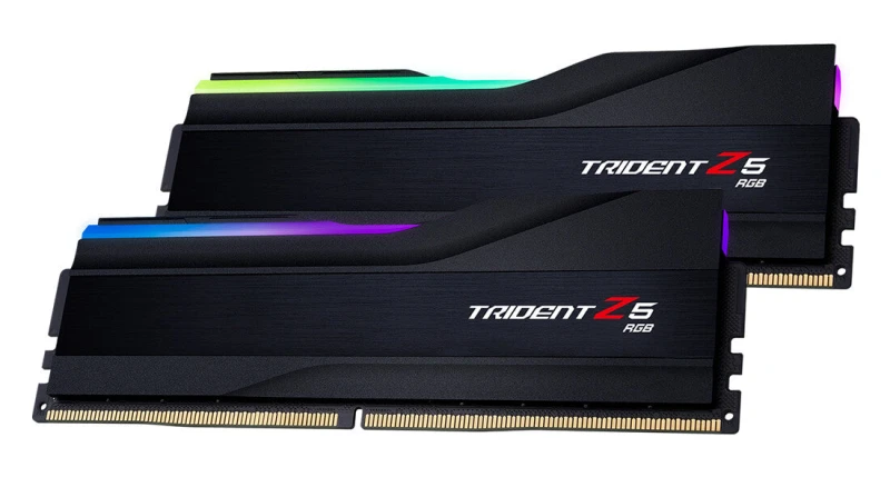 Image of G SKILL G.Skill Trident Z5 RGB 64GB 6000MHz CL30 DDR5 Memory - Black F5-6000J3040G32GX2-TZ5RK