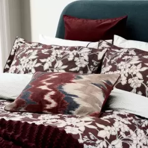 Image of Bedeck of Belfast Aris Double Duvet Cover, Mulberry