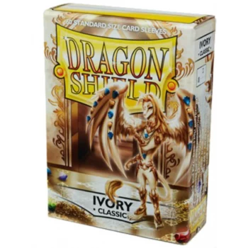 Image of Dragon Shield Ivory Classic Card Sleeves - 60 Sleeves