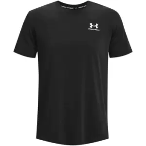 Image of Under Armour M Logo Emb Heavyweight Ss - Black