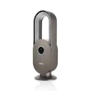 Image of Princess Silver LED Remote Controlled Multifunctional Bladeless Fan - (H)67.5Cm (W)22.5Cm