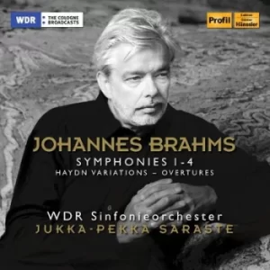 Image of Johannes Brahms Symphonies 1-4/Haydn Variations/Overtures by Johannes Brahms CD Album