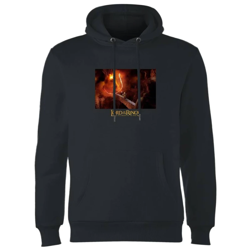 Image of Lord Of The Rings You Shall Not Pass Hoodie - Black - M