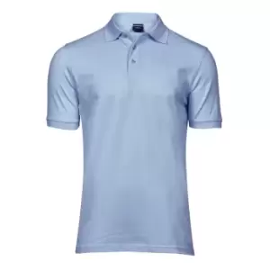 Image of Tee Jays Mens Luxury Stretch Short Sleeve Polo Shirt (3XL) (Light Blue)