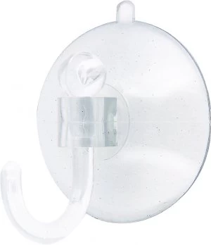 Image of Select Hardware Suction Hooks Clear 25mm 4 Pack