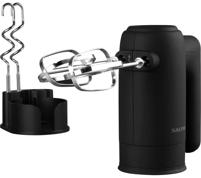 Image of SALTER Kuro EK5613BMBLK Hand Mixer - Black 5054061502565
