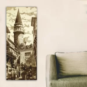 Image of DKYGRV003_50120 Multicolor Decorative Canvas Painting