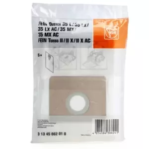 Image of Fein 31345062010 Fleece Filter Bags for Dustex 35L (Pack of 5)