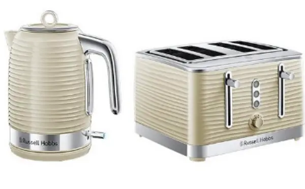 Image of Russell Hobbs VL0KA 1.7L Kettle & 4 Slice Toaster Bundle
