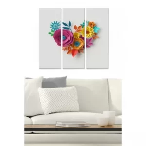 Image of MDF627025985 Multicolor Decorative MDF Painting (3 Pieces)