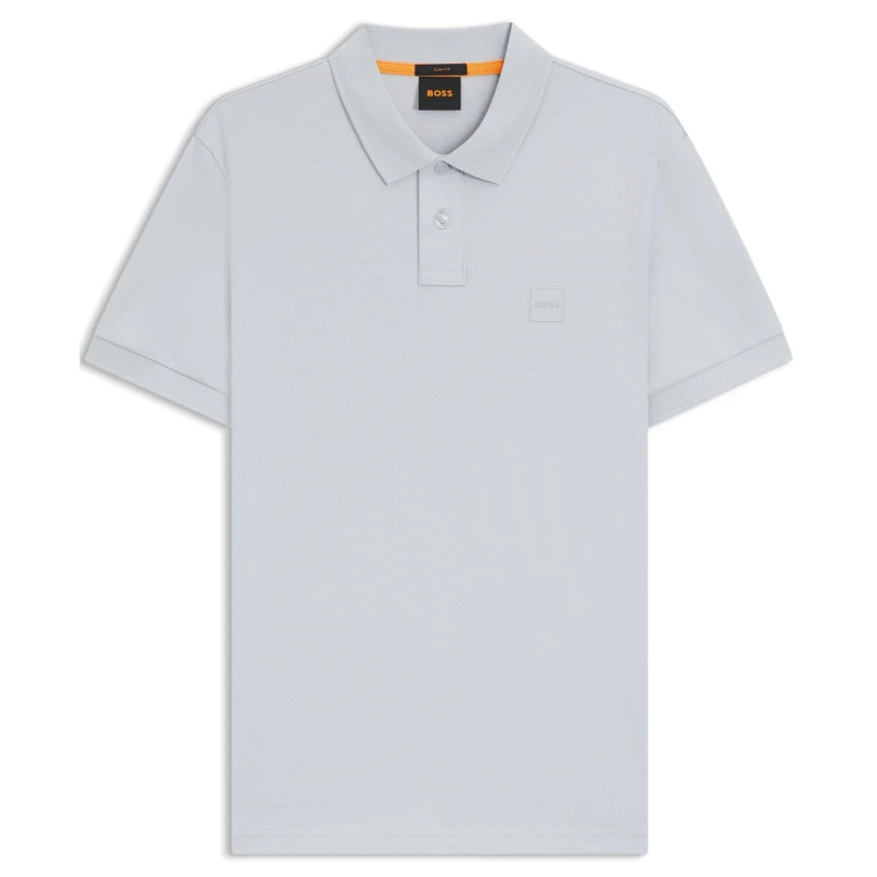 Image of Boss Mens HBO Passenger Premium Design Polo Shirt Short Sleeve Polos 2XL Grey 54491386510