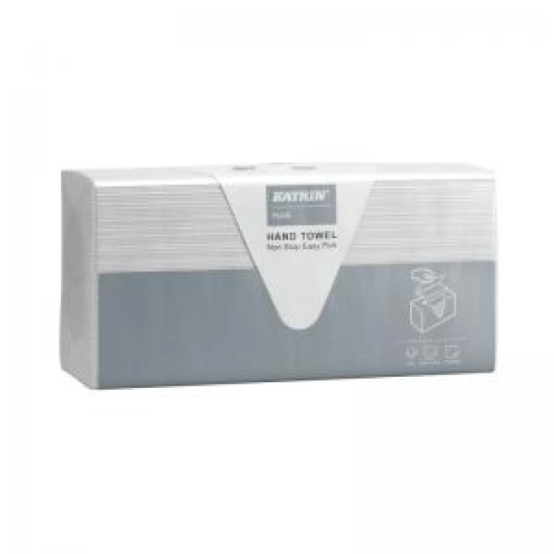 Image of Katrin Plus Z Fold Paper Hand Towels 203mmx255mm 2-Ply White (2835 Pack) 92932
