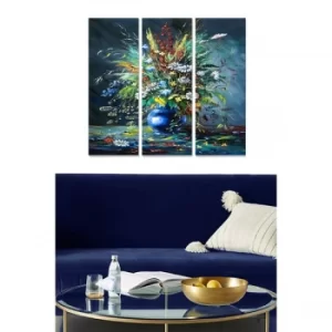 Image of MDF17314117 Multicolor Decorative MDF Painting (3 Pieces)