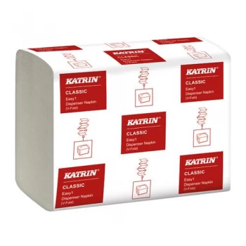 Image of Katrin Classic EASY1 Napkin 2-Ply White 280 Sheet Pack of 42 27569
