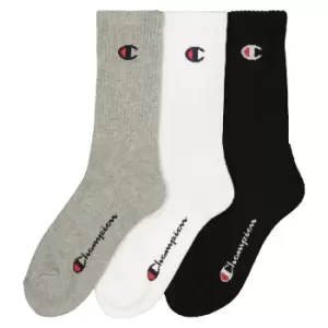 Image of Pack of 3 Pairs of Socks with Small Logo in Cotton Mix
