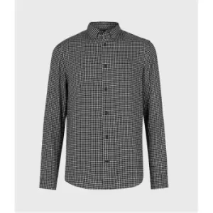 Image of AllSaints Tilden Long Sleeve Shirt - Black