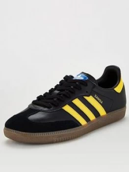 Image of adidas Originals Samba OG - Black/Yellow, Size 8, Men