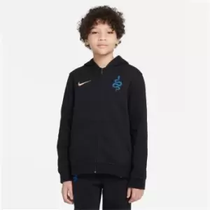 Image of Nike Inter Milan NSW Hoodie Juniors - Black