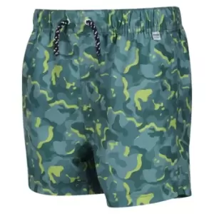 Image of Regatta Skander II Swim Shorts - SeaPn/GrAlCa