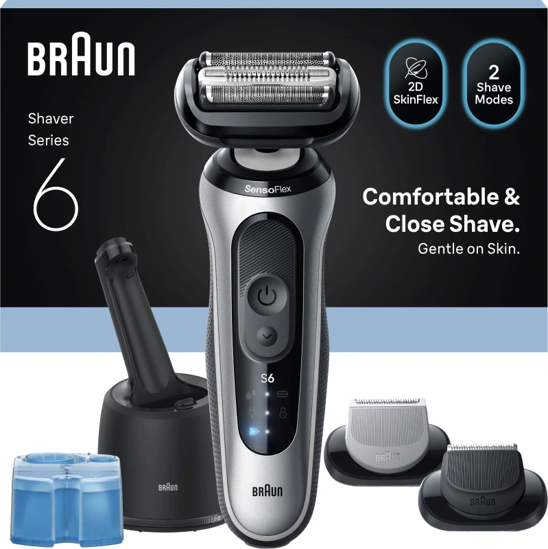 Image of Braun Series 6 Mens Shaver - Silver