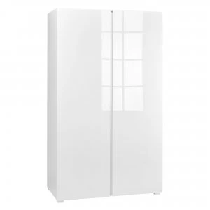Image of Puro 2 Door White Wardrobe White