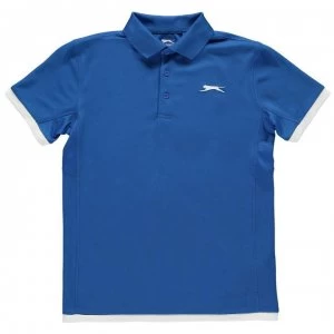 Image of Slazenger Court Polo Shirt Junior Boys - Royal
