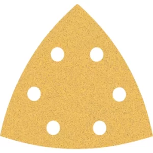 Image of Bosch Expert C470 Punched Quick Fit Delta Sanding Sheets for Paint and Wood 93mm x 93mm 80g Pack of 5