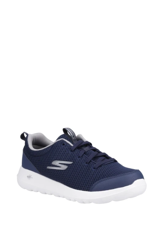 Image of Skechers Men GO WALK Max - Progressor Shoe in Navy Size: 12 Navy 12 Male 196311150494