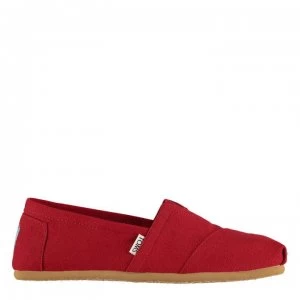 Image of Toms Alpargata Canvas Pumps - Red