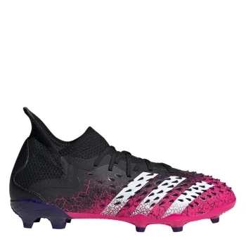 Image of adidas Predator Freak.1 Firm Ground Boots Kids - Black/ShockPink