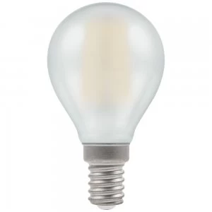 Image of Crompton LED Round SES E14 Filament Dimmable Pearl 5W - Warm White