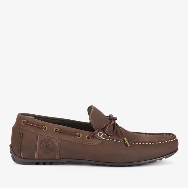 Image of Barbour Jenson Leather Driving Shoes - UK 7